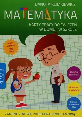 Zdjęcie produktu dla Matematyka Karty Pracy Klasa 2 - Ćwiczenia dla dzieci