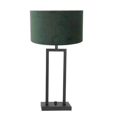 Immagine prodotto di Steinhauer - lampada da tavolo - Stang - nero - metallo velluto - Ø 30cm - E27 - 8212ZW