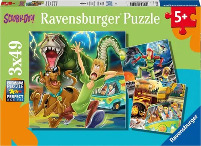 Obrázek produktu pro RAVENSBURGER Scooby Doo puzzle: Noční děsy 3x49 dílků