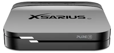 Produktbild von Xsarius PURE 4 4K UHD Android 14 IP-Receiver Schwarz (Dual-WiFi, USB 3.0, LAN, HDMI)