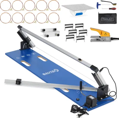 Produktbild von BAUTEC Styroporschneider GAZELLE 2 » Tischgerät » 200 W / 1.300mm » inkl. 10 Schneidedrähte, Schleifraspel, Styrogrips