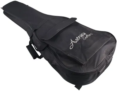 Image de Eau étanche 40 41 pouces Folk Guitare acoustique Sac rembourré sangle Gig Bag Case Noir