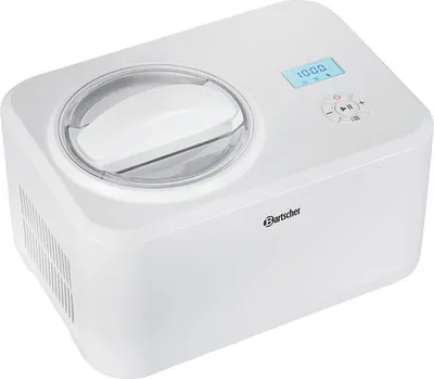 Produktbild von Bartscher 135028, Kompressor Eismaschine, 1,5 l, Weiß, 60 min, R600a / 0.023 kg, Kunststoff