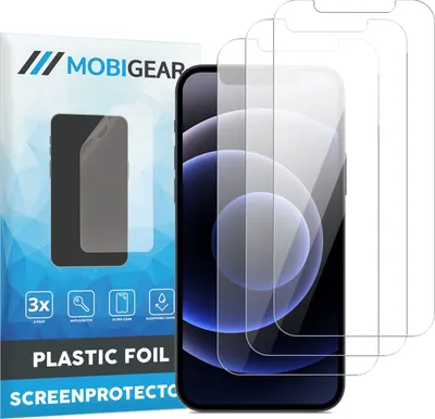 A product shot showing a package of screen protectors and a smartphone with screen protectors on it.