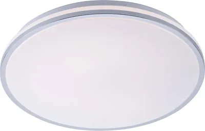 Produktbild von LED Deckenleuchte, IP44, chrom, weiß, rund, D 49 cm