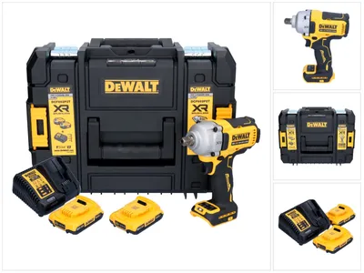 Immagine prodotto di Avvitatore a impatto a batteria DeWalt DCF 892 D2T 18 V 813 Nm 1/2" Brushless + 2 batterie 2,0 Ah + caricabatterie + TSTAK