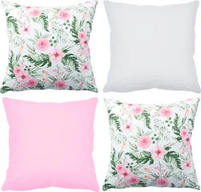 Produktbild von Amilian 4er Set, 50x50 cm 20x20 inch; Dekoratives Kissen, Dekokissen mit Füllung mit Kissenbezug; Sofakissen für Wohnzimmer Kinder Deko