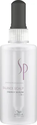A product shot of a bottle of Wella Professionals SP Balance Scalp Energy Serum.
