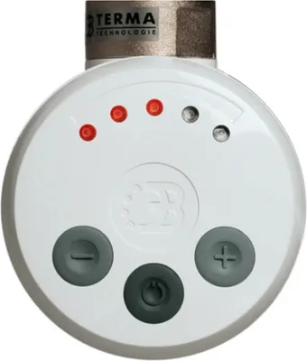 Obrázek produktu pro Terma koupelnový radiátorový termostat MEG regulátor a topné těleso Bílý 400 Watt