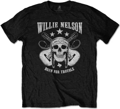 Produktbild von Willie Nelson T-Shirt Skull Uni Black L