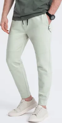 Productafbeelding van Ombre Clothing heren joggingbroek, lichtgroen, maat XL