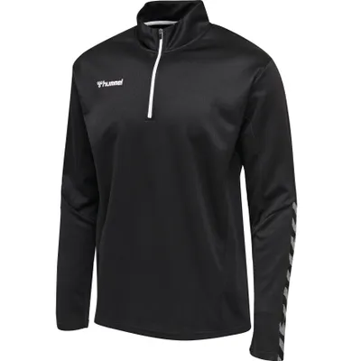 Produktbild von Hummel Authentic Half Zip Sweatshirt Kinder, BLACK/WHITE, 152
