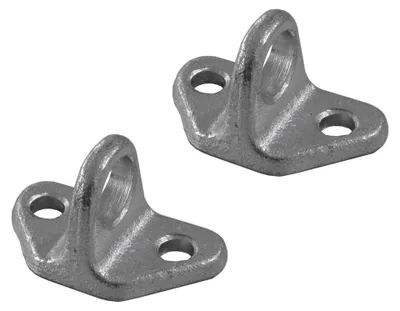 Produktbild von 2 Stück - Trennwandhalter für Hakenaufnahme - 1 Loch Ø18mm