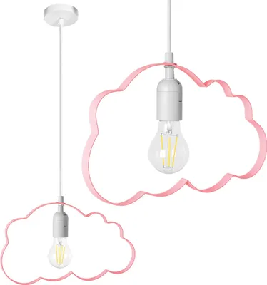 Produktbild von tooLight Pendellampe Lh2077 Kids Wolke Metall - Kunststoff Rosa E27 1-Punkt Leuchtend