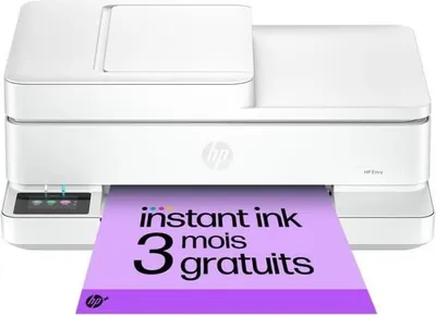 Immagine prodotto di Stampante multifunzione HP Envy 6530e, getto d'inchiostro a colori, copia e scansione, 3 mesi di Instant Ink con HP+