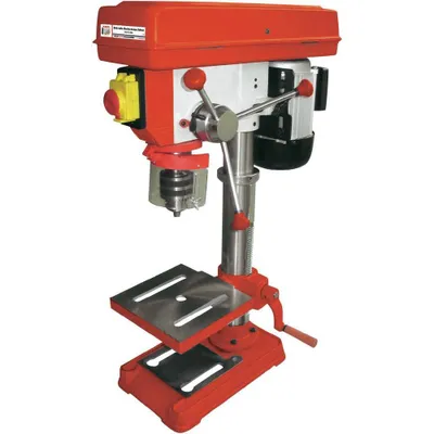 Produktbild von Holzmann SB4115N_400V, Tischbohrmaschine, Schwarz, Rot, Edelstahl, IP54, 2500 RPM, 6 cm, 193 x 200 mm