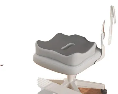 Obrázek produktu pro Polštářek na sezení, ergonomický design, protiskluzová povrchová úprava, šedá barva