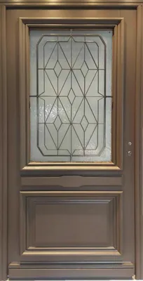 Image de Porte d'entree Bois vitree, Camille Gris RAL 7039, H215 x L90 p.Gauche