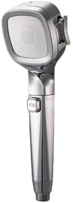 Produktbild von Handdusche mit 4 Standen und Pausenknopf - Silber mit Filter