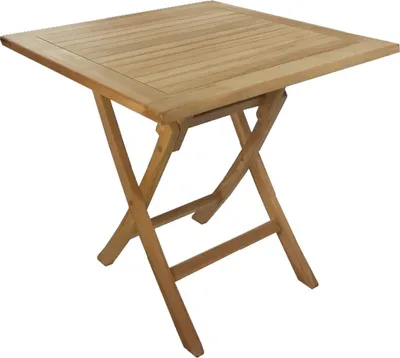 Produktbild von Klappbarer Teak-Gartentisch, quadratisch, 70 x 70 cm