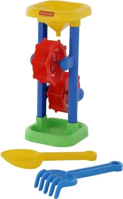 Produktbild von Polesie Sandmühle + Schaufel mit Rechen (Set Nr. 281)