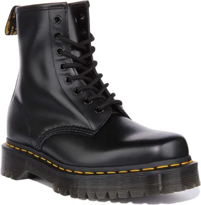 Produktbild von Dr Martens 1460 Bex Schnürung Leder Quadratische Zehe Stiefel Schwarz – undefined / Schwarz