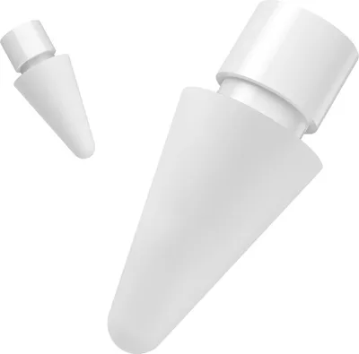 Produktbild von Baseus Ersatz-Silikonspitzen für Apple Pencil 1 / 2 Stylus / Baseus Smoth 12pcs. Soft, Weiß