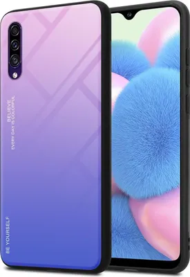 Produktbild von Cadorabo Hülle für Samsung Galaxy A50 4G / A50s / A30s Schutz Hülle in Schwarz Handyhülle TPU Etui Cover Case Tempered
