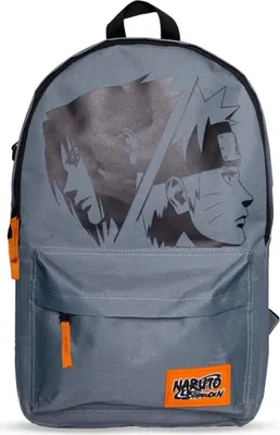 Produktbild von Difuzed Rucksack Naruto Shippuden - Duo Grau/Schwarz mit Laptopfach aus Polyester, 41 x 29 x 14 cm, offiziell lizenziert
