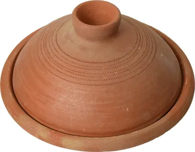 Immagine prodotto di Tajine I pentola in argilla per cucinare I casseruola non smaltata I diametro 24 cm