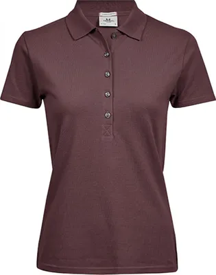 Produktbild von Tee Jays 145 | Damen Luxury Stretch Poloshirt - Farbe: Grape - Größe: S