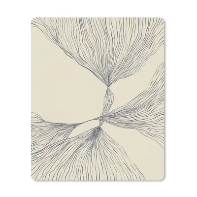 Produktbild von MuchoWow® Mauspad Mousepad Formen - Linien - Abstrakt - Figur 19x23 cm - Mousepads - Maus Mat - Pad - Mausunterlage - Mauspads - Spielen