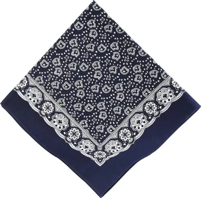 Produktbild von Betz Nickituch Bandana Halstuch mit klassischem Paisleymuster 55x55 cm, blau