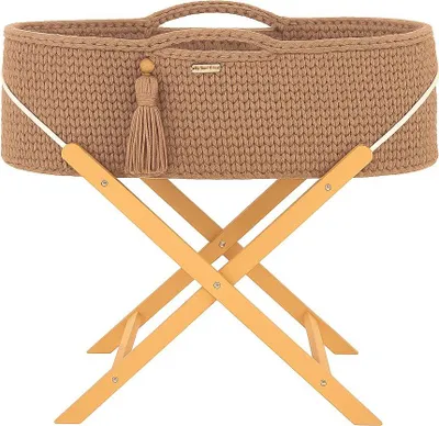 Produktbild von Babykorb BOHO Handmade mit Ständer sand