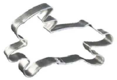 Produktbild von LARES Ausstechform - Hase springend - ca. 12cm, Höhe 1,7cm - aus Weißblech - für Kekse, Gebäcke und mehr