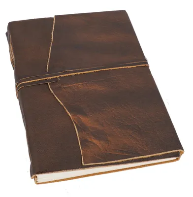 Produktbild von Gusti Buch Leder - Bella Damen und Herren Buch Skizzenbuch Gästebuch DIN A4 Braun Leder