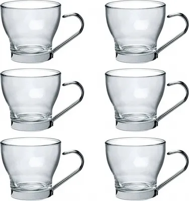 Produktbild von Oslo Espressotasse 10cl mit Metallhalter - 24 Stück