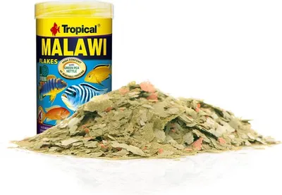 Produktbild von Flockenfutter Tropical Malawi Flakes 250 ml Buntbarschfutter mit höherem Pflanzenanteil