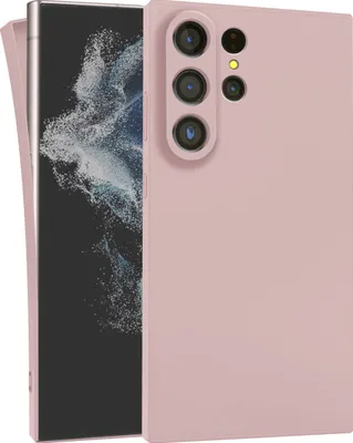 Produktbild von MyGadget Silikon Hülle Kompatibel mit Samsung Galaxy S23 Ultra - robuste Schutzhülle TPU Case Slim Silikonhülle - Back Cover Kratzfest Handyhülle - Matt Rosa