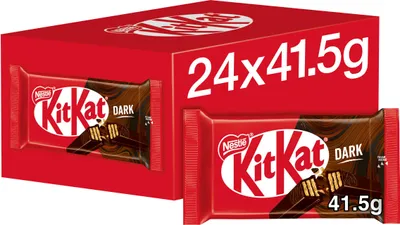 Produktbild von KIT KAT 4 FINGER 70% DARK CHOCOLATE BAR 24 x 41.5g BARS