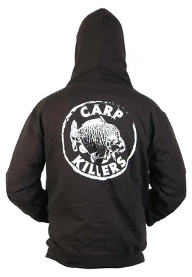 Produktbild von Carp Killers Hoodie Kapuzenpullover schwarz, Größe:S