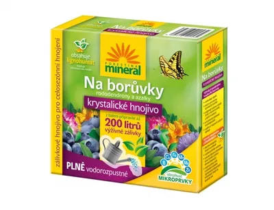 Obrázok produktu pre MINERÁLNE kryštalické hnojivo na čučoriedky + lignohumát 400g