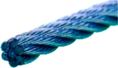 Zdjęcie produktu dla Lina stalowa P+S ocynkowana, 4,0 mm, 130 m