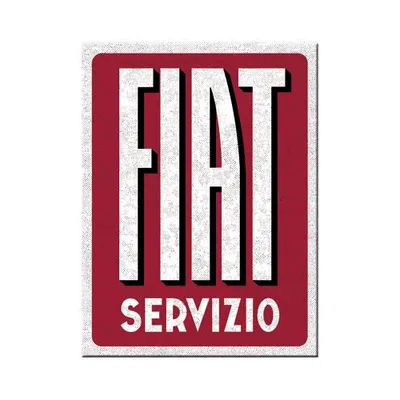 Image de Nostalgic-Art - Aimant 6 x 8 cm - Fiat - Fiat Servizio