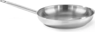 Produktbild von Bratpfanne - ohne Deckel Edelstahl Mit gekapseltem Sandwichboden Edelstahl-Aluminium-magnetischer Stahl Geeignet für alle Herdarten - auch für Induktion Edelstahlhohlgriff Ø320x(H)55 mm Ø275 Boden