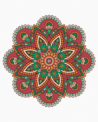 Immagine prodotto di Zuty - Pittura con diamanti - MANDALA VI, 40x50 cm, senza cornice e senza tela tesa