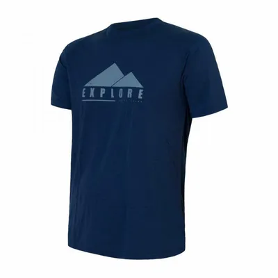Produktbild von T-shirt Sensor Merino Air PT Explore Herren kurz dunkelblau größe M 22100002-01