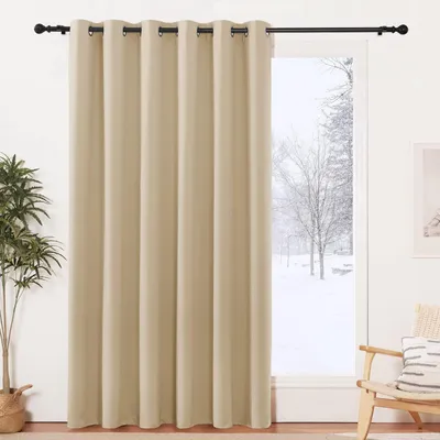 Obrázok produktu pre Záclona, nepriehľadná, termoizolačná, výška 210 cm, šírka 200 cm, farba: béžová