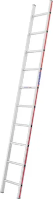 Produktbild von Hymer Sprossenanlegeleiter, 10 Sprossen, Länge 2,90 m, Reichhöhe 3,83 m, Gewicht 4,6 kg