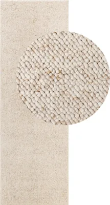 Produktbild von Elle Decoration Rocco Woll-Optik Teppich Rocco Creme